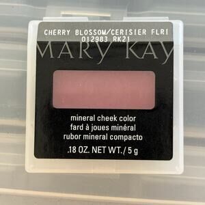New In Package Mary Kay Mineral Cheek Color Blush Cherry Blossom Full Size